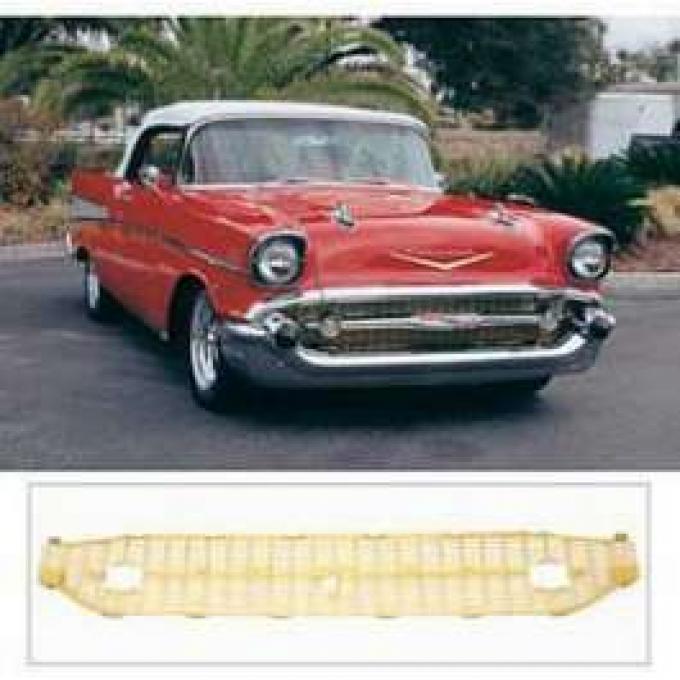 Chevy Grille, Gold, 1957