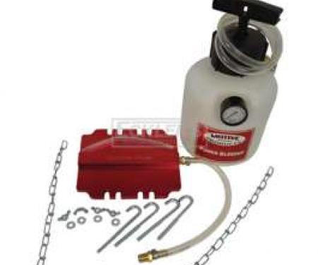 Brake Pressure Bleeder, Dual Master Cylinder