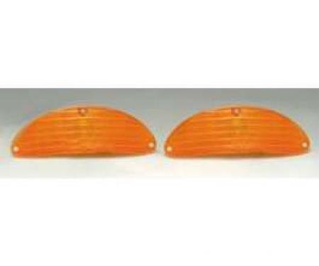 Chevy Parking Light Lenses, Amber, 1955