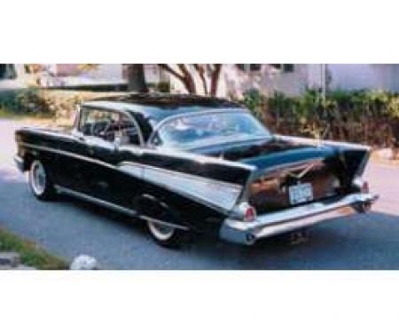 Chevy Front Door Glass, Tinted, 4-Door Hardtop, 1956-1957