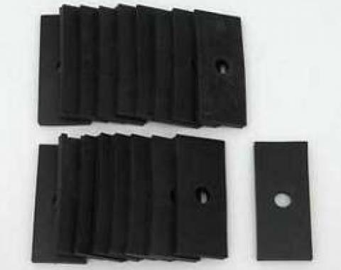 Chevy Pinch Rail Pads, Convertible, 1955-1957