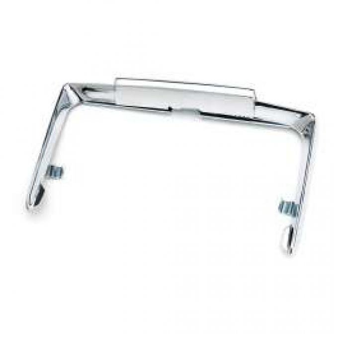Chevy License Plate Frame, Chrome, Accessory, 1956