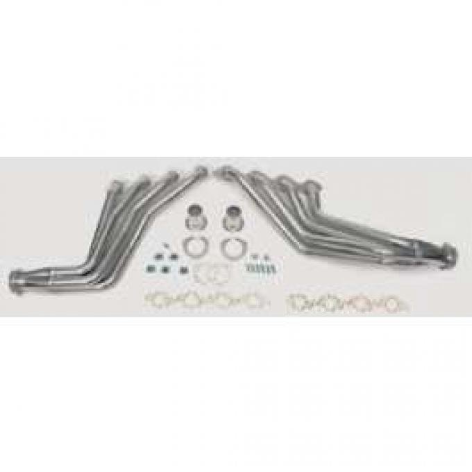 Chevy Chassis Headers, Ceramic Coated, Hedman, Big Block, 1955-1957