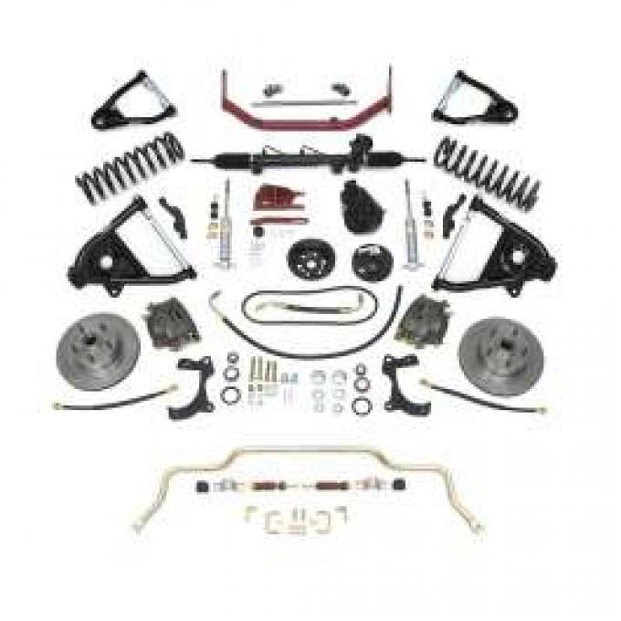 Chevy Complete Independent Front Suspension Kit, Big Block, With Standard Coil Springs, 1955-1957