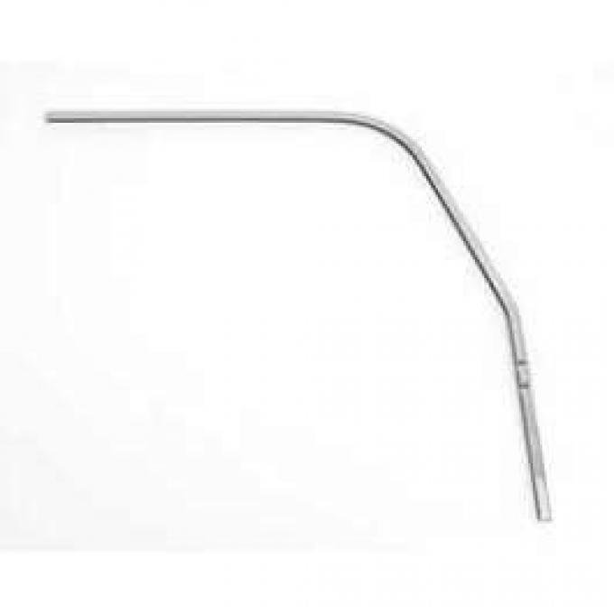 Chevy Door Glass Frame, Upper, Chrome, Nomad, Left, 1955-1957