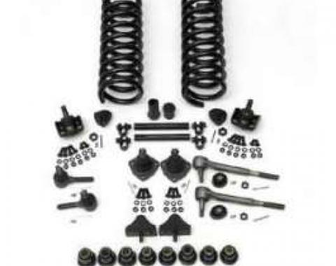 Chevy Front End Rebuild Kit, Non-Power, With Urethane Bushings, 1955-1957