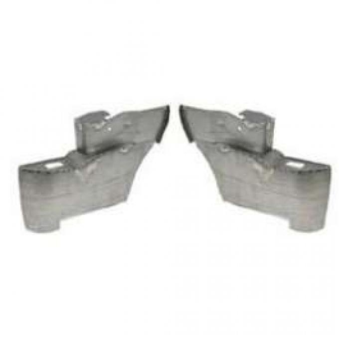Chevy Armrest Bases, Rear, Convertible, Good Quality, 1956-1957