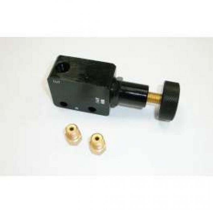 Chevy Brake Adjustable Proportioning Valve, Rear, 1955-1957