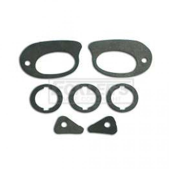 Chevy Door Handle, Door Lock & Trunk Lock Gaskets, 1955-1957