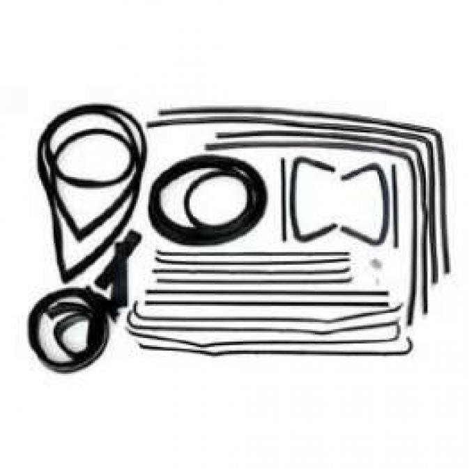 Chevy Glass Installation Kit, 150 2-Door Sedan, 1955