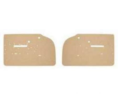 Chevy Cardboard Interior Front Door Panels, 4-Door Sedan & Wagon, Bel Air, 1955-1956