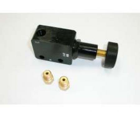 Chevy Brake Adjustable Proportioning Valve, Rear, 1955-1957