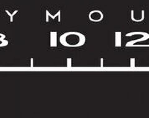 RetroSound Plymouth Logo Screen Protector for Standard Radios, Pkg of 3