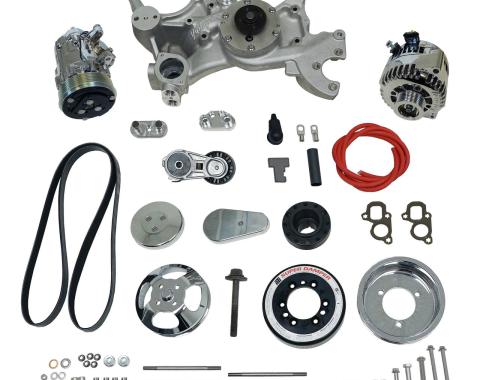 Vintage Air Front Runner™ Drive System GM LT1 Dry-Sump Chrome/Polished without Power Steering 175048