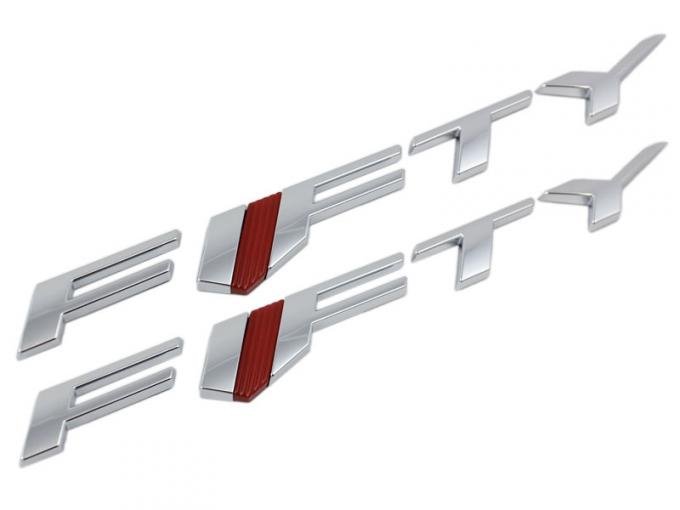 Camaro 50th Anniversary Front Fender Emblem Set, 2017