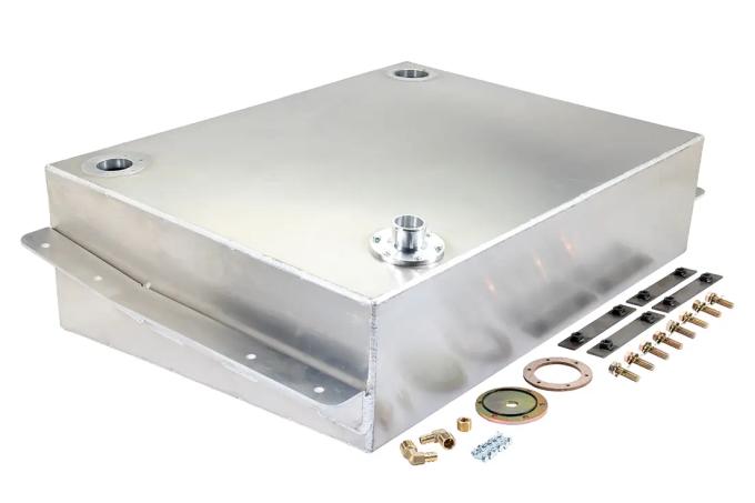 Classic Performance 21 Gal Carbureted & Fuel Injection Ready Aluminum Fuel Tank, 1948-60 Ford Truck 4860AGT-21BFH