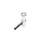AMD Door Lock Knob Taper Top, Chrome, 67-91 Chevy GMC C/K Truck Blazer Jimmy Suburban 536-4067-CP