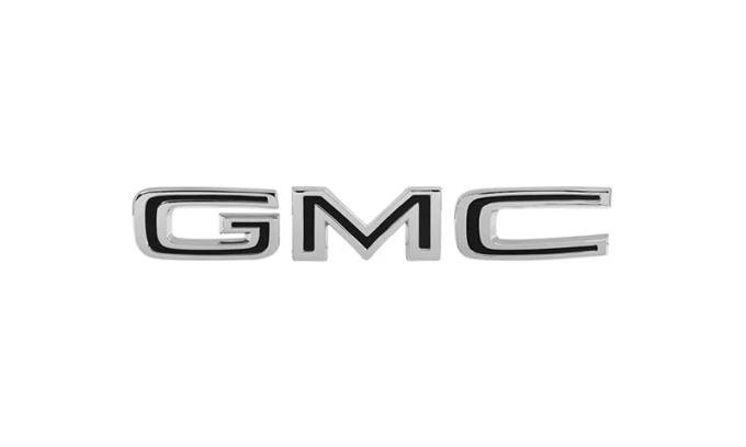 AMD Tailgate Panel Letter Set, GMC, 69-72 GMC CK Fleetside Pickup Truck; 70-72 Jimmy with Tailgate Trim Panel T-9870