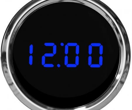 Intellitronix Clock LED Digital Chrome Bezel MS8009