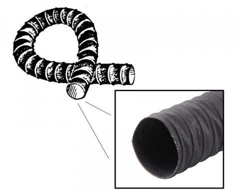 Dennis Carpenter Defroster Hose 1 3/4" I.D. - 1939-70 Ford Truck, 1935-50 Ford Car 8H-18556-B