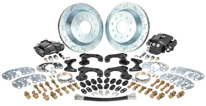 Classic Performance 12" Big Brake Rear Disc Brake Wheel Kit with External E-Brakes for 9" Ford 9RBP12-38-5500