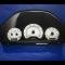 Whitegauges 1996-1998 Mercedes C230 White Face Gauges 96-98 W202 9698MC-409