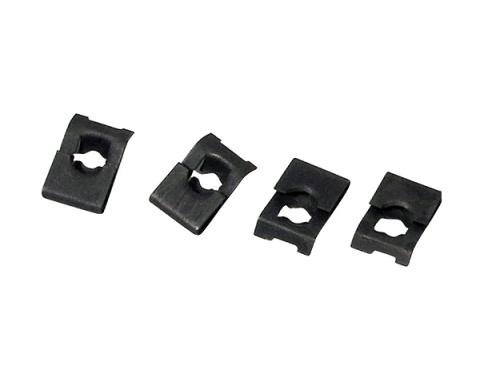 Corvette Park Brake Console J-Nuts, 4 Piece Set, 1967