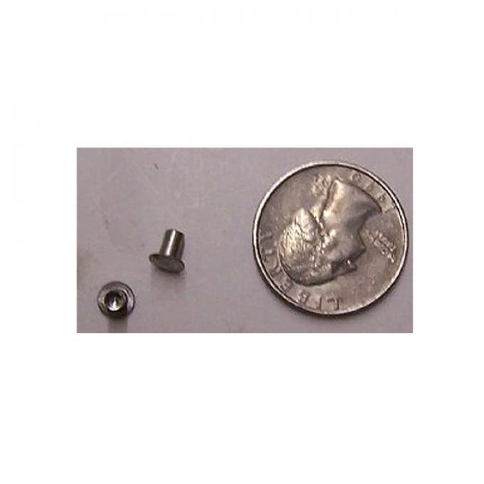 Corvette Top Shield Rivets, Metal 3 Piece Set, 1963-1964