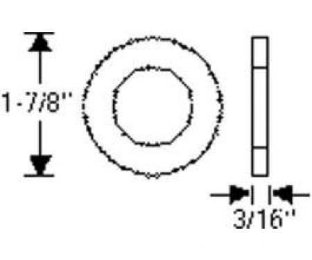 Chevy Seals, Rear Leaf Spring Seat, 1949-1954