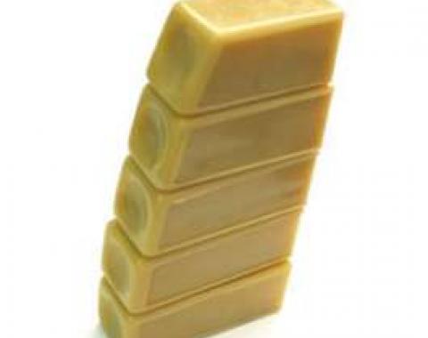 Chevy Radio Pushbuttons, Beige, 1949