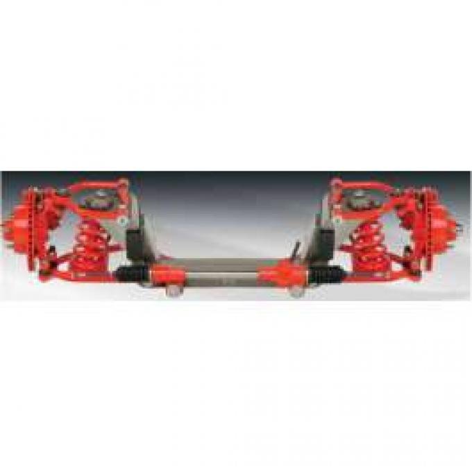 Chevy Front Suspension Kit, Heidt's IFS, For Power Rack And Pinion Steering, 1949-1954
