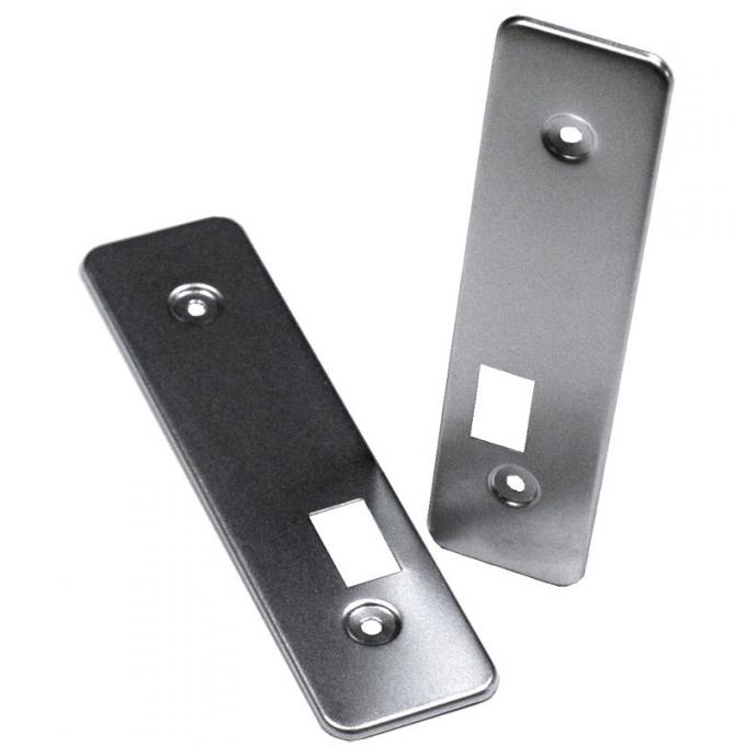 Dennis Carpenter Door Latch Cover Plates - 1942-48 Ford Car   21A-7926414-PR