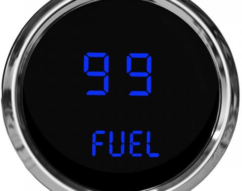 Intellitronix Fuel Level LED Digital Chrome Bezel MS9016