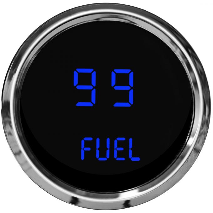 Intellitronix Fuel Level LED Digital Chrome Bezel MS9016