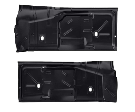 Redline Restomotive® 1962-1967 Chevrolet Chevy II Left and Right Full Length Floor Pan Half without Toe Board