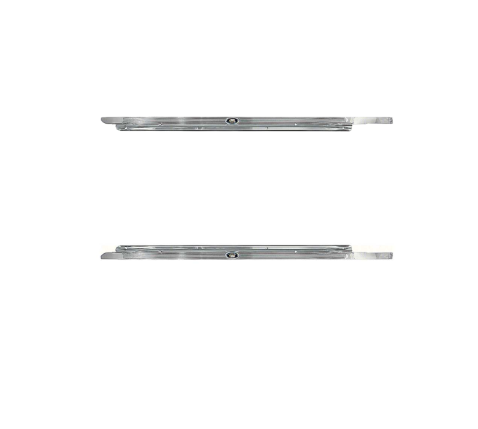 Redline Restomotive® 1962-1967 Chevrolet Chevy II Left and Right Sill Plate without Fisher Emblem