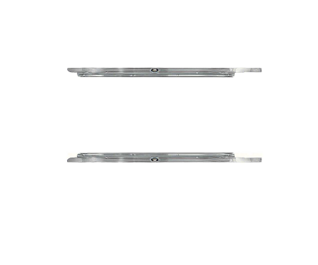 Redline Restomotive® 1962-1967 Chevrolet Chevy II Left and Right Sill Plate without Fisher Emblem