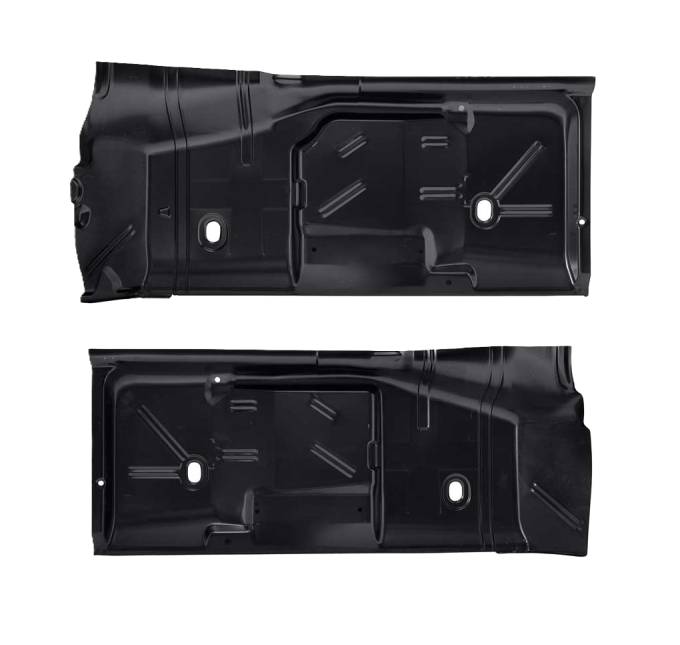Redline Restomotive® 1962-1967 Chevrolet Chevy II Left and Right Full Length Floor Pan Half without Toe Board