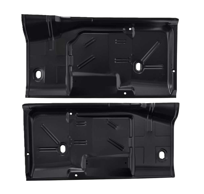 Redline Restomotive® 1962-1967 Chevrolet Chevy II Front Left and Right Floor Pan without Toe Board Includes 1/2 Center Hump Area