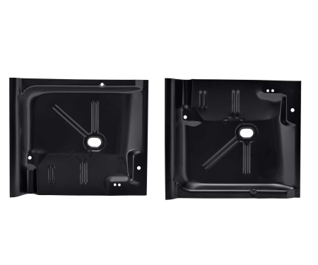 Redline Restomotive® 1962-1967 Chevrolet Chevy II Nova Rear Left and Right Floor Pan Section with Center Hump