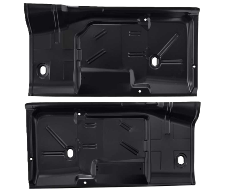 Redline Restomotive® 1962-1967 Chevrolet Chevy II Front Left and Right Floor Pan without Toe Board Includes 1/2 Center Hump Area