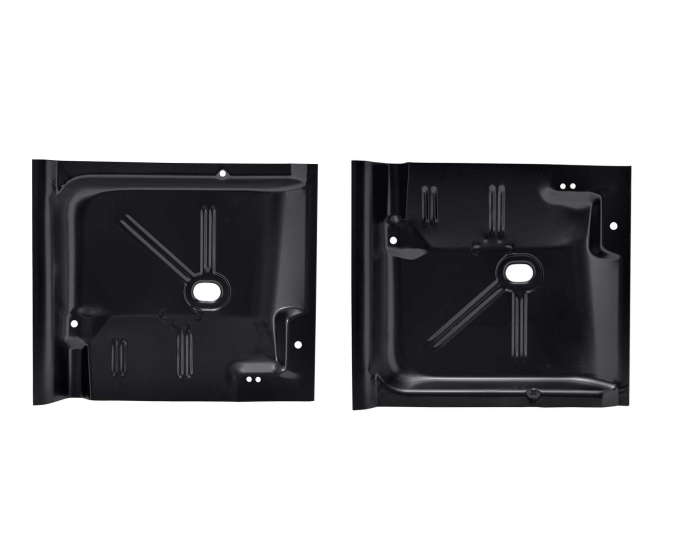 Redline Restomotive® 1962-1967 Chevrolet Chevy II Nova Rear Left and Right Floor Pan Section with Center Hump