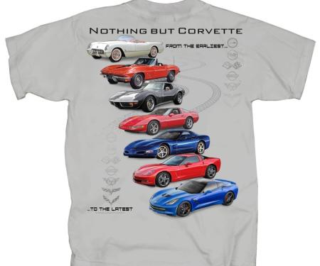 Corvette T-Shirt, Nothing But Corvette, Sport Gray