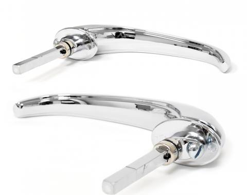 ACP Outside Door Handle Chrome Pair FP-BD010