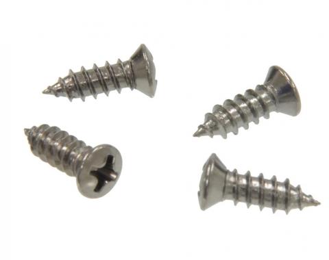 Corvette Windshield Upper Moulding Screws, 4 Piece Set, 1968-1982