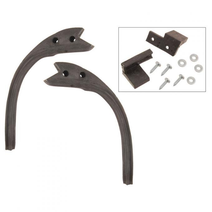 Dennis Carpenter Door Seal - Top Rear - Hardtop & Convertible - 1956 Ford Car B6A-7620565-PR