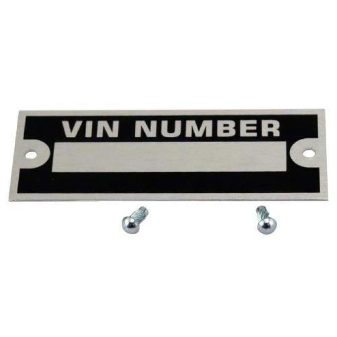 Vin Number Plate A-18655