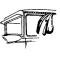 Aluminum Pick Up/Coupe Rain Gutter 45" A-47301-A