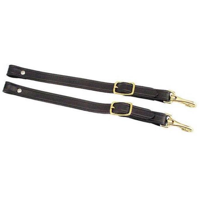 Top to Windshield Straps Brass Buckle T-3876-TWREB