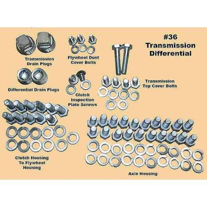 Trans- Differential Bolt Kit #36